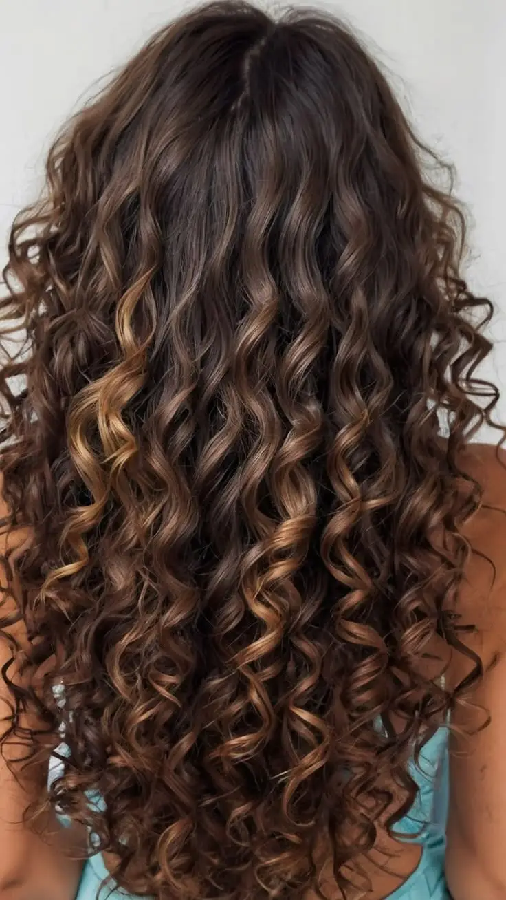 Wavy hair example