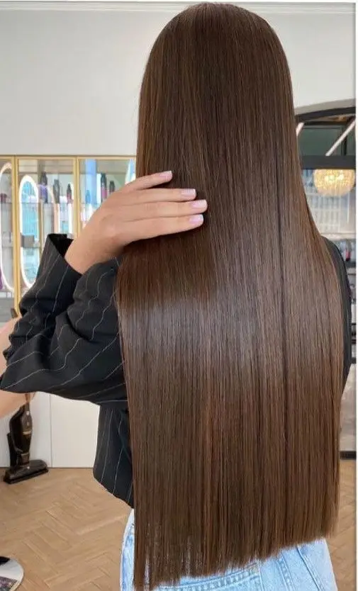 Straight hair example