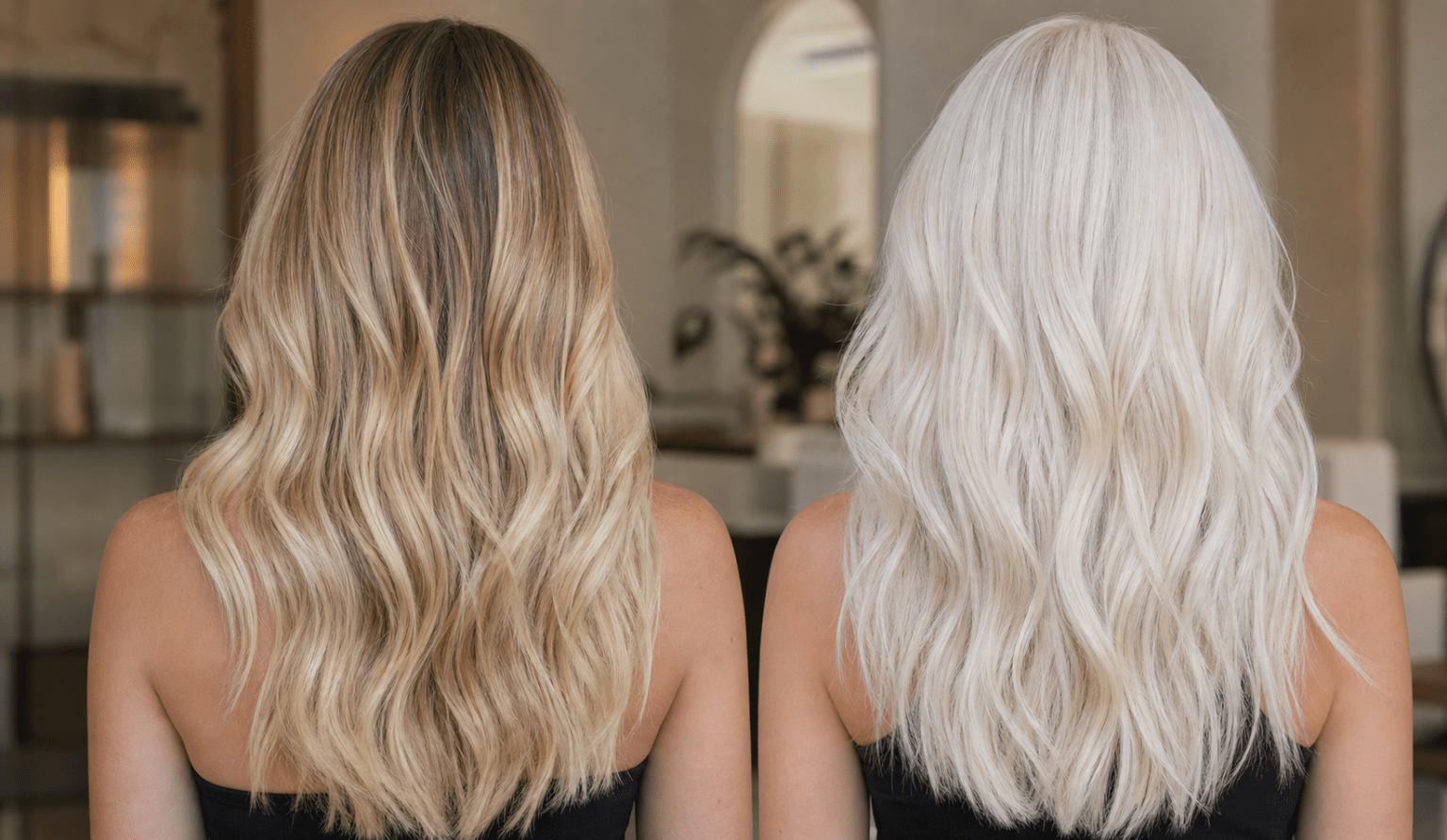 Lived In Blonde vs Platinum Blonde