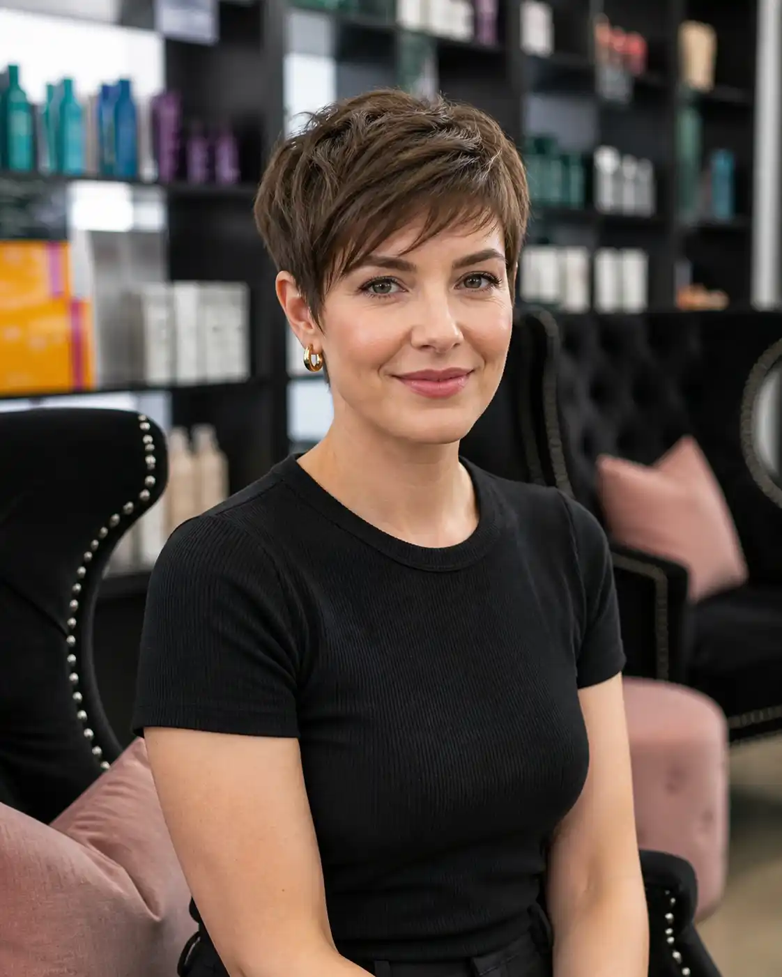 Pixie haircut